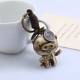 thumbnail image 4 of Porte-clés animal vintage (mouton), petit cadeau, cuir pour enfants et femmes, porte-clés voiture, 4 of 5