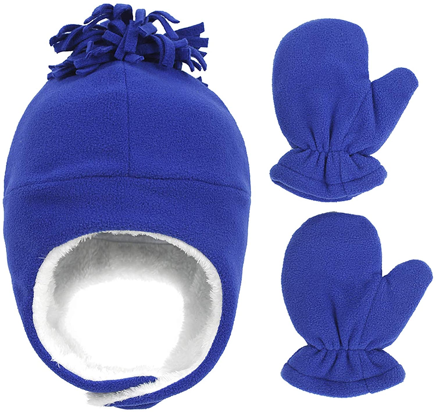 Baby Winter Hats Sherpa Lined Warm Fleece Pilot Hat Kids Winter Caps