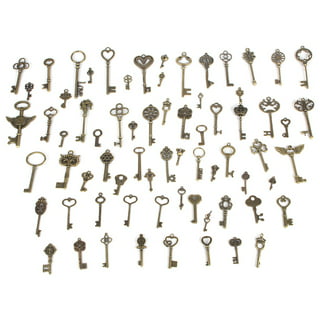 Nickel Plated Key Chain Rings W/ Chain & Split Rings Jewelry Connectors 50  Pcs