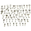 LELINTA 15-69Pcs Jewelry Making Charms Craft keys Decorative Key Skeleton Bronze Key in Antique Bronze Style for Wedding Graduation
