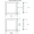 thumbnail image 4 of Byson Access Panel High Grade Plastic Inspection Hatch Drywall Wall Ceiling PaintableElectric Plumbing Hole Cover Detachable Door Fits Flush to Surface (Neck Size: 22 x 22 inches), 4 of 4