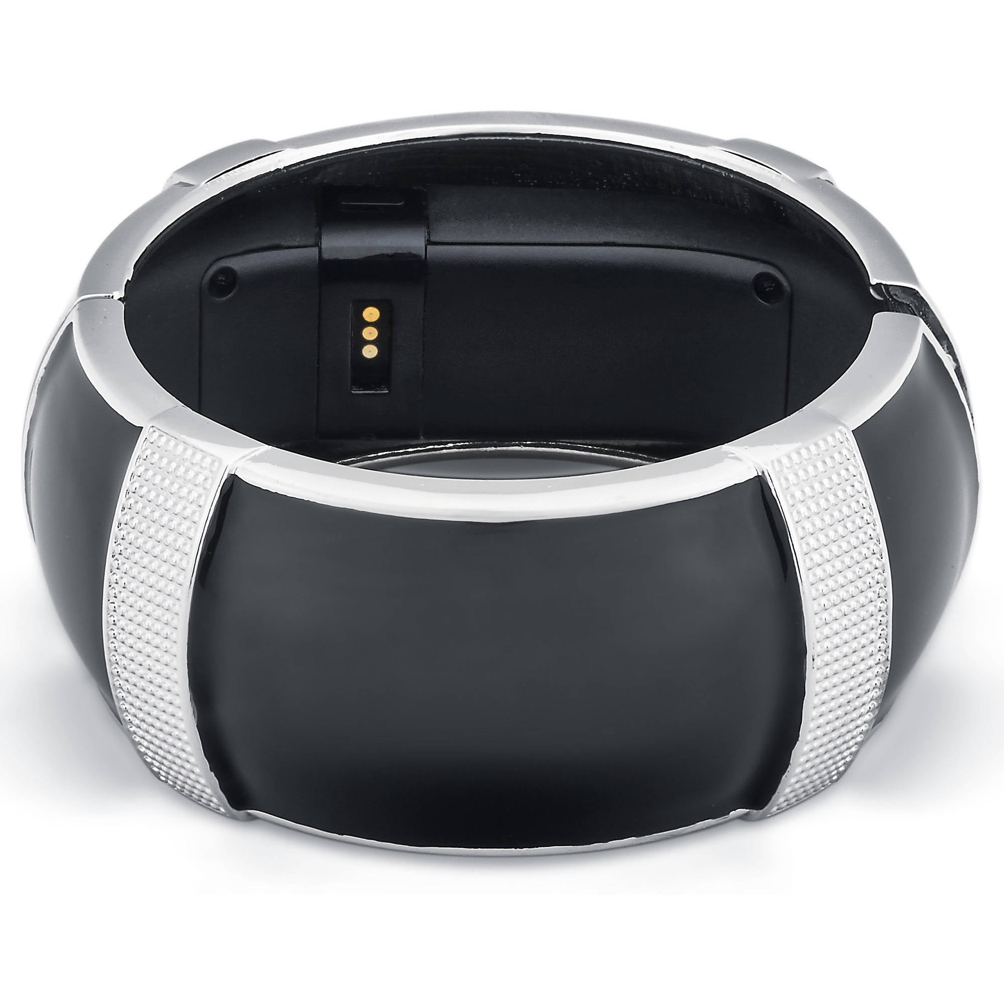 Fitbit Black Enamel Textured Enhancer Bangle Bracelet for Fitbit Charge
