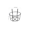 thumbnail image 2 of OUNONA 3Pcs Black Hanging Flowerpot Rack Over Railing Planter Stand for Balcony Or Garden, 2 of 8