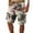 Pink, variant on WTOBBY Men's Casual Summer Shorts with Camouflage Print, Loose Fit Work Style, Large Size, Multi-Pocket Utility, 5-Inch Mid-Length, No Belt Needed for Easy Wear,Army Green L