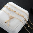 thumbnail image 4 of Fiudx Tobilleras Doradas, Conjunto de Joyas de Aleación Ligera, Dije Playero de Color Duradero, Accesorio Versátil para Uso Diario, Accesorio de Moda para Mujer, 30 Estilos Únicos Incluidos, 4 of 7