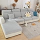 thumbnail image 1 of 1 funda de almohada, 45*45 cm, hojas gris claro TUNC Sencillez, 1 of 1