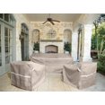 thumbnail image 6 of Covermates Outdoor Chair Cover - Premium Polyester, Weather Resistant, Drawcord Hem, Seating and Chair Covers, 26W x 34D x 35H, Clay, 6 of 8