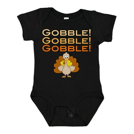 

Inktastic Gobble Gobble Gobble - Turkey Boys or Girls Baby Bodysuit