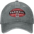 thumbnail image 1 of Farm-All Tractors Vintage Washed Plain Baseball Cap Distressed Dad Golf Hat for Men Women, 1 of 8