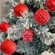 thumbnail image 4 of Decoraciones Del Árbol de Navidad Juego de Ornamentos de Bola de Plástico Azul, 6x6x6cm 20Pcs con Cuerdas Colgantes Perlas para la Fiesta de Vacaciones Del Hogar Ornamentos Del Árbol de Navidad, 4 of 6