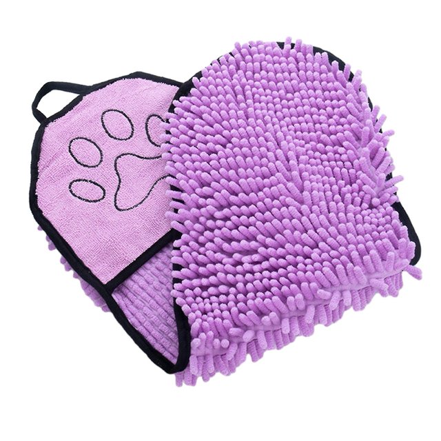 Serviette de Bain pour Chien Chat Séchage Rapide Super Absorbante Serviette Résistante à l'Usure Réutilisable Super Douce Serviette de Douche pour Animal