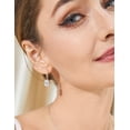 thumbnail image 3 of MomentWish 2 Carat D Color VVS1 Simulated Diamond Earrings for Women, 925 Sterling Silver Moissanite Drop Earrings,Wedding, Anniversary, Valentine's Day Gifts, 3 of 8