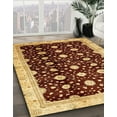 thumbnail image 2 of Ahgly Company Indoor Rectangle Abstract Orange Oriental Area Rugs, 2' x 4', 2 of 6