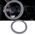 thumbnail image 2 of Powkky 15in Steering Wheel Cover Breathable Ice Silk Round Shape Antislip Women Men Universal for CarGrey, 2 of 10