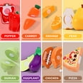 thumbnail image 2 of Play Food Sets -Play Kitchen Accessories Toy Food for Toddler, Fake Food Toys with Foldable Fruit Basket, Pretend Food for Boys & Girls, 2 of 7