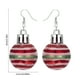 thumbnail image 3 of Christmas Ball Pendant Earrings, 3 of 6