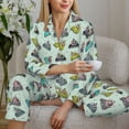 thumbnail image 6 of Balery Lighthouse Pattern Pajama Sets for Women Long Sleeve 2 Piece Sleepwear Loungewear Sets Soft PJ's with Pockets Long Sleeve Comfy Pj Sets-XX-Large, 6 of 7