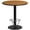 Natural, variant on Flash Furniture 42'' Round Black Laminate Table Top with 24'' Round Bar Height Table Base and Foot Ring