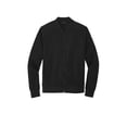 thumbnail image 3 of MERCER+METTLE Unisex Double-Knit Bomber | Lightweight Zip Up Jacket for Men & Women, Casual Bomber Jacket for Work - Deep Black XL, 3 of 4