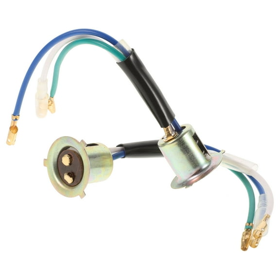 2pcs Light Socket Lamp Adapter Motorbike Light Socket for Motorcycle Electric Scooter (Headlight Socket)