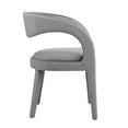 thumbnail image 3 of Modway Pinnacle 20" Upholstered Fabric Dining Chair in Gray (Set of 2), 3 of 10