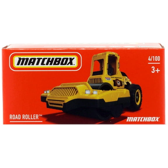 Matchbox Power Grabs Road Roller Diecast Car