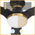 thumbnail image 5 of CARRO Pollux 52-inch Indoor/Outdoor Smart Ceiling Fan, Dimmable LED Light Kit and Remote Control, Works with Alexa/Google Home/Siri, 5 of 5