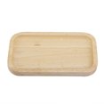 thumbnail image 4 of Sirva sushi y aperitivos con estilo: elegante bandeja de madera para té de 21 x 11 cm, 4 of 8