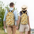 thumbnail image 6 of Lsque Classical Cute Sunflower Pattern Canvas Daypack, Durable Backpack, High-quality Versatile Backpack,Vintage Compact Backpack-Medium, 6 of 6