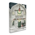 thumbnail image 3 of Christmas Tree Barn Rural Countryside Holiday Graphic Art Gallery Wrapped Canvas Print Wall Art, 3 of 7