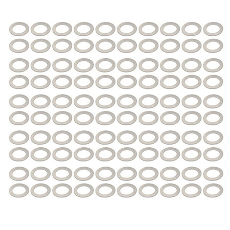 

Unique Bargains 100Pcs 15mmx22mmx1.5mm Aluminum Motorcycle Hardware Drain Plug Washer