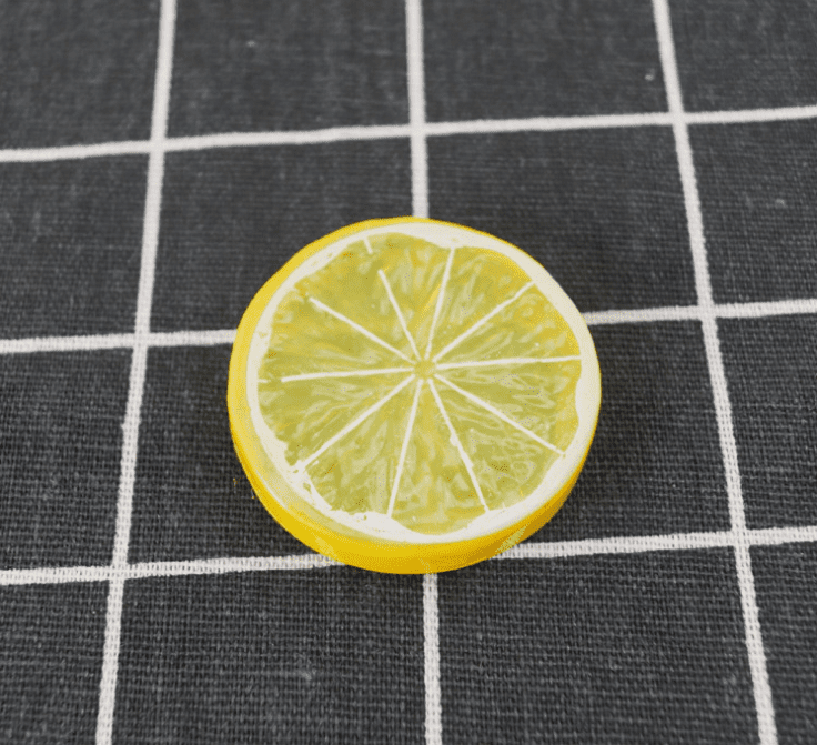 Simulation Fruit Fake Limes Chips Artificial Lemon Slice Lemon Slices Blocks 10PCS Fake Lemon Block Photography Props Lemon Block,Green