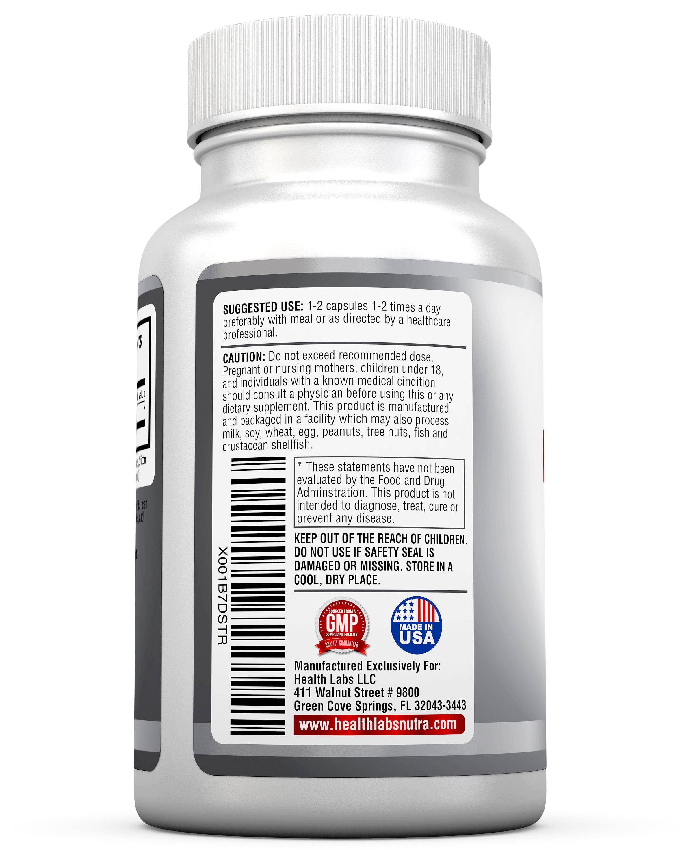 Health Labs Nutra DMannose 1,000mg Fight Urinary Tract Infections 60