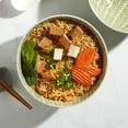 thumbnail image 2 of INFUSE 2 Piece Set of Large 58 oz. Stoneware Ramen Noodle Bowls Pho Soup Dinner, Green Leaves, 2 of 7