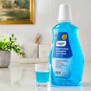 Equate Alcohol-Free Multi-Action Antiseptic Oral Rinse, Zesty Mint, 1 L