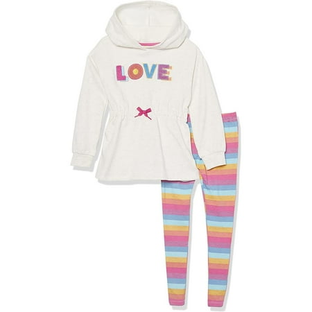 Kids Headquarters Girls 4-6X Love 2-Piece Legging Set (Multi 4)