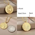 thumbnail image 7 of Medal Cleopatra Heroine Medal Necklace,Coin Medallion Miraculous Necklace for Women, 7 of 7