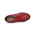 thumbnail image 4 of Unique Bargains Women's Lug Sole Block Heel Chelsea Ankle Boots, 4 of 7
