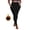 Black, variant on Naittoop Fleece Leggings for Women High Waisted Thick Thermal Soft Pants Running Belly Control Warm Leggings for Winter