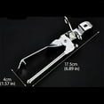 thumbnail image 5 of Commercial Smooth Edge Can Opener Manual Open Heavy Duty Folding Hand Crank Can Opener Smooth Edge with Comfortable Long Handles, Fit All Size Cans, Large Cans for Camping, Kitchen(Silver,6.89x1.57"), 5 of 5