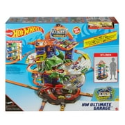 Hot Wheels HW Ultimate Garage Playset with 2 Toy Cars, Stores 100+ 1:64 Scale Vehicles