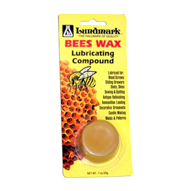 2PK0.7 OZ Bees Wax Lubricating Compound Lubricant For Wood Screws