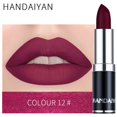 thumbnail image 3 of Handaiyan Sexy Nude Red Brown Purple Lipgloss Matte Lip Gloss Velvety Lipstick Matte Waterproof Makeup Long Lasting Cosmetic, 3 of 5