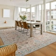 thumbnail image 5 of Balacho Floral Pattern Oriental Boho Faux Wool Area Rug, 6' x 9', Pink, 5 of 8