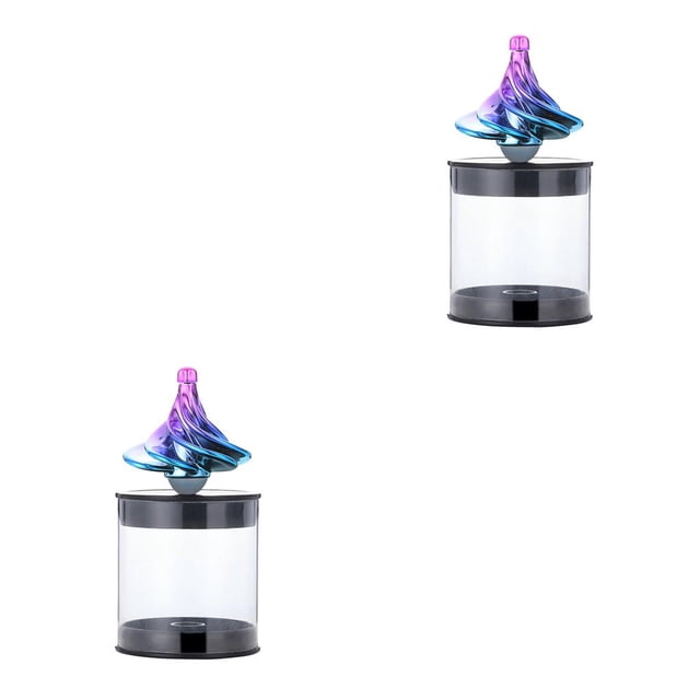 QualitChoice Souffle Pneumatique de Décompression Type Gyroscope pour Soulagement du Stress en Rotation 2 Couleurs 2 Ensembles