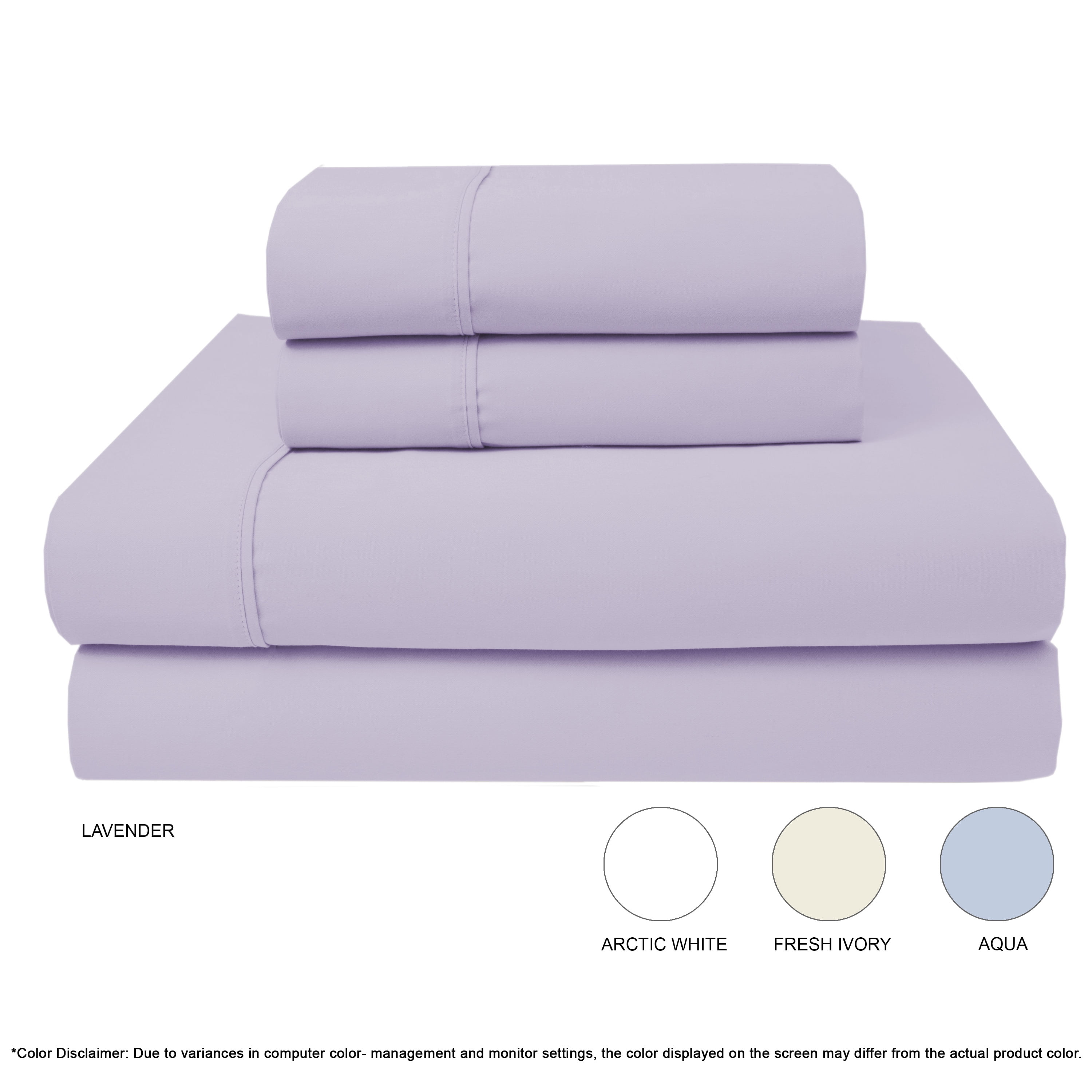 Purity Home 300 Thread Count 100 COMBED Cotton Sheet Set,3 Piece Set