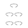 thumbnail image 1 of Sonducket Brazaletes duraderos y elegantes, accesorios para cualquier ocasión, brazalete, amplia aplicación, idea de regalo, plata Type2 NO2, 1 of 6