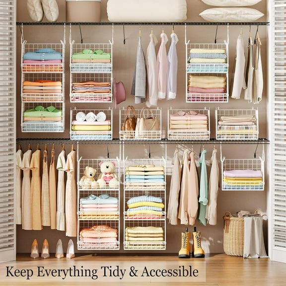 3 Tier Foldable Closet Organizer
