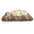 thumbnail image 1 of Colorful Pet Bed, Aztec Pattern with Birds Flowers and Arrows Ethnicity Native Cultures, Chew Resistant Pad for Dogs and Cats Cushion with Removable Cover, 24" x 39", Multicolor, by Ambesonne, 1 of 4