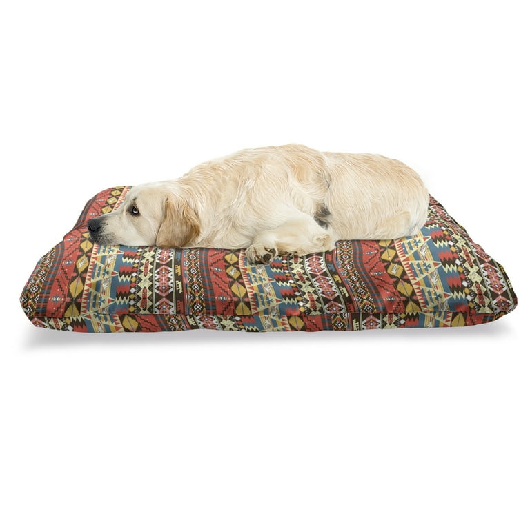 Aztec print dog clearance bed